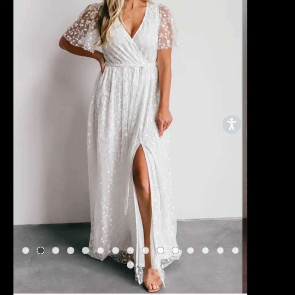 Baltic Born White Maxi Dress